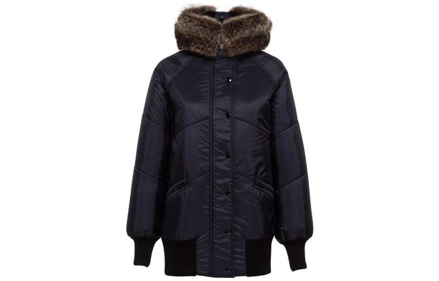 MIU MIU Parka Coat Women's Dark Blue