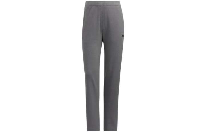 Adidas Adidas Knitted Sweatpants Women's Gray Moderate Straight Fit Pants