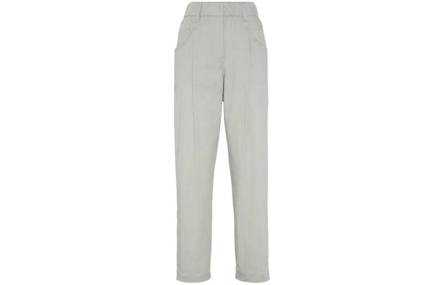 Brunello Cucinelli SS24 Casual Pants Women's Light Gray
