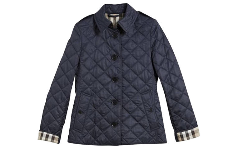 Burberry FW21 Puffer Jacket Women's Dark Blue 40623931
