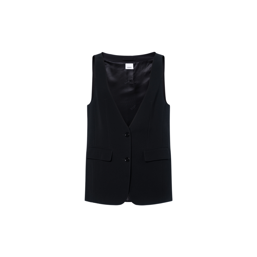 Burberry Sleeveless Tailored Single Breasted Vest