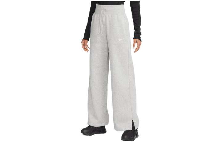 Nike Nike Women's Phoenix Fleece High Waisted Wide Leg Sweatpants Dark Grey Heather