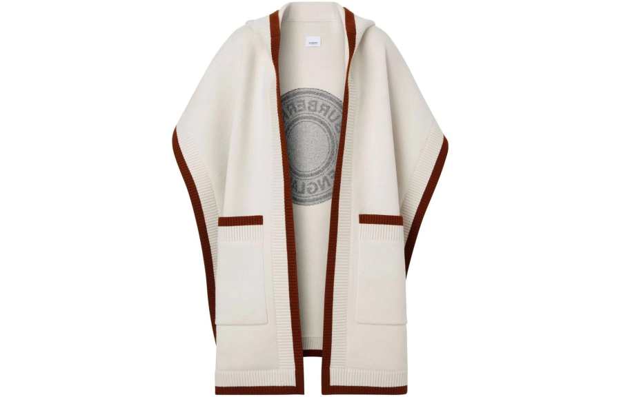 Burberry Cloaks Women's Ecru Moderate
