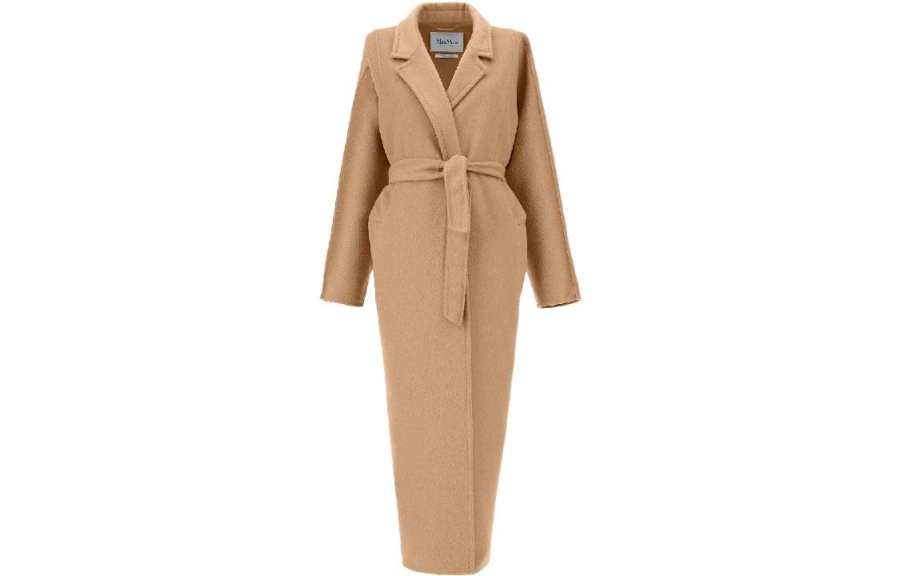 MaxMara MaxMara Velvet Jackets Women's Camel Lapel Moderate