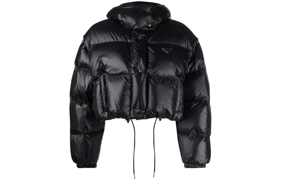 PRADA PRADA Re Nylon SS22 Cropped Coat Women's
