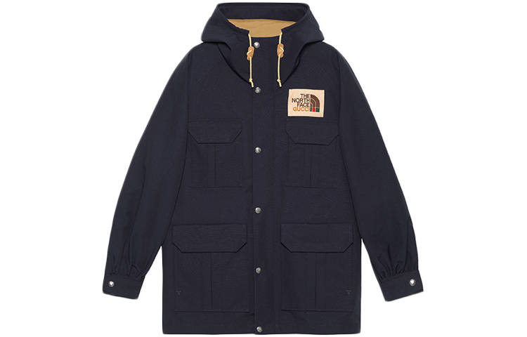 GUCCI x The North Face FW20 Waterproof And Windproof Windbreaker Jacket Women's Black