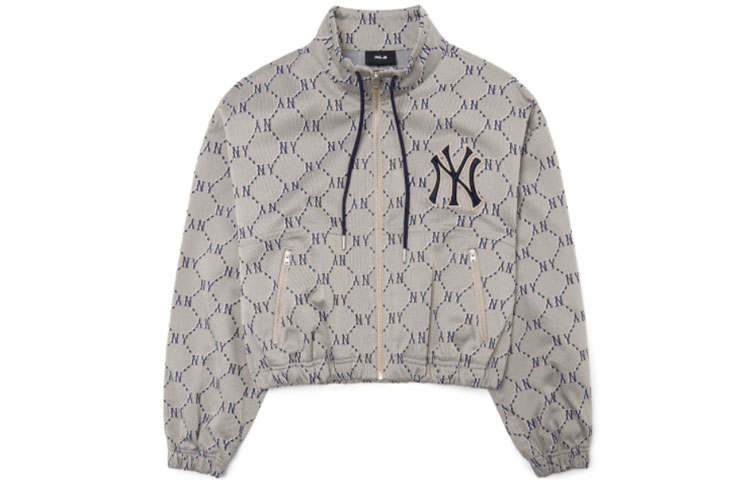 MLB MLB Cropped Coats Women's Gray Stand Collar Moderate