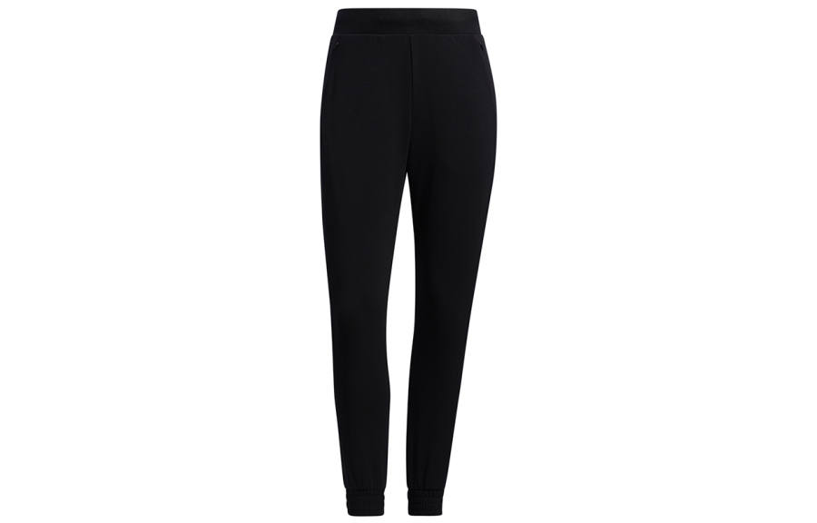 Adidas Adidas Knitted Sweatpants Women's Black Moderate Straight Fit Pants