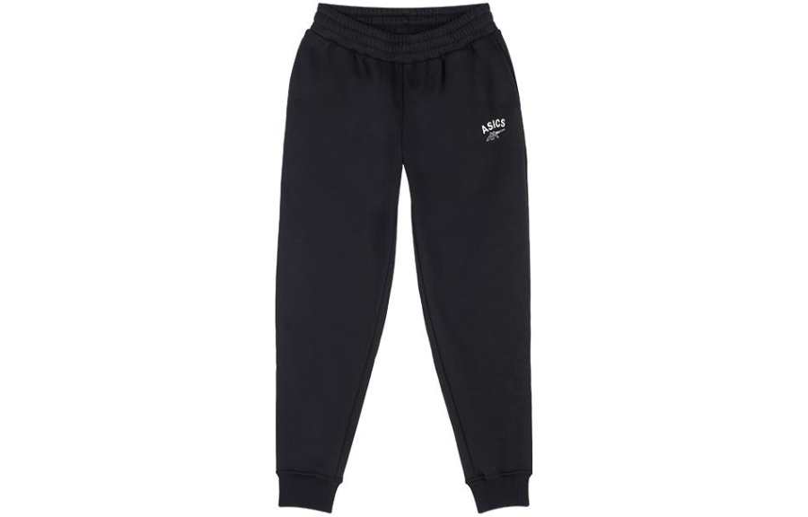ASICS Knitted Sweatpants Women's Black Moderate Cuffed Pants