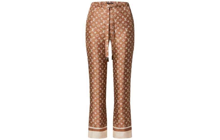 LOUIS VUITTON Casual Pants Women's Brown