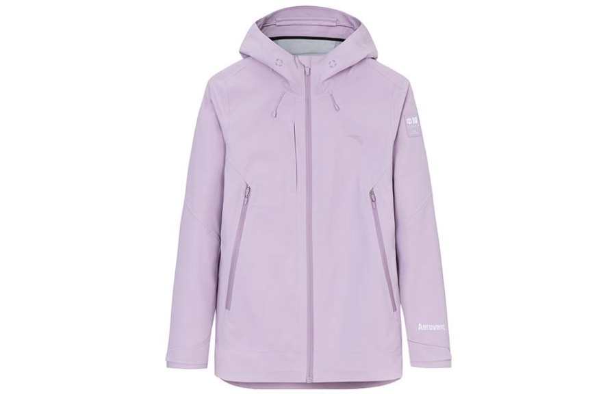 Anta Variety Training Collection Business/Casual Windproof Windbreaker Jacket Women's Hyacinth Bean Purple