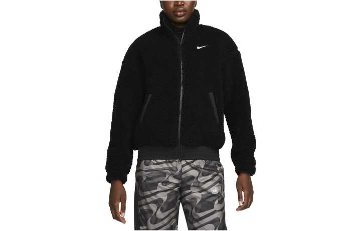 Nike Nike Velvet Jackets Women's Black Stand Collar Moderate