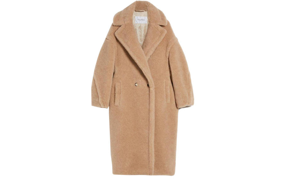 MaxMara Coats Women's Honey Lapel Moderate Straight Fit