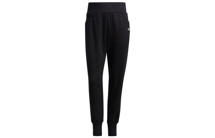 Adidas Adidas Knitted Sweatpants Women's Black Moderate Straight Fit Pants
