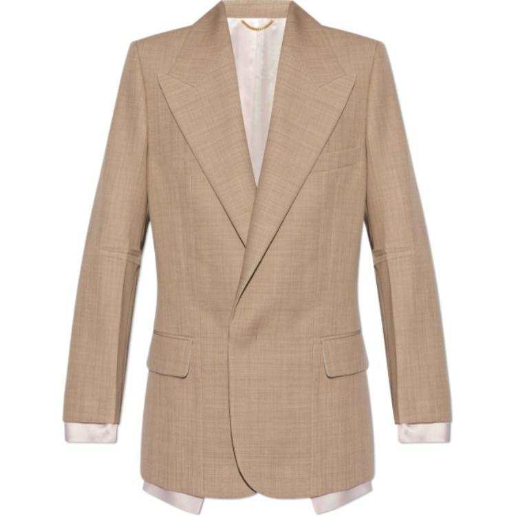 Victoria Beckham Single-breasted Wool Blazer