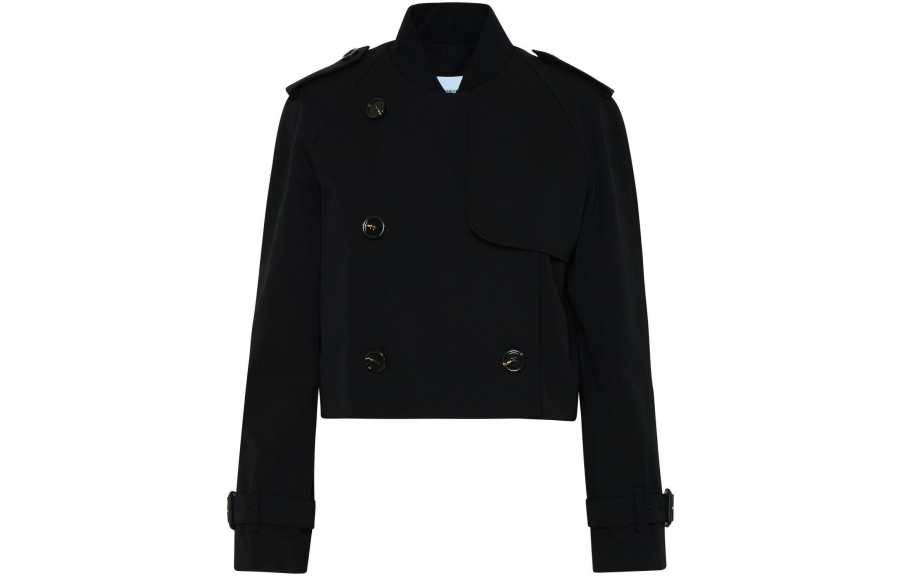 Burberry FW22 Cropped Coat Women's Black