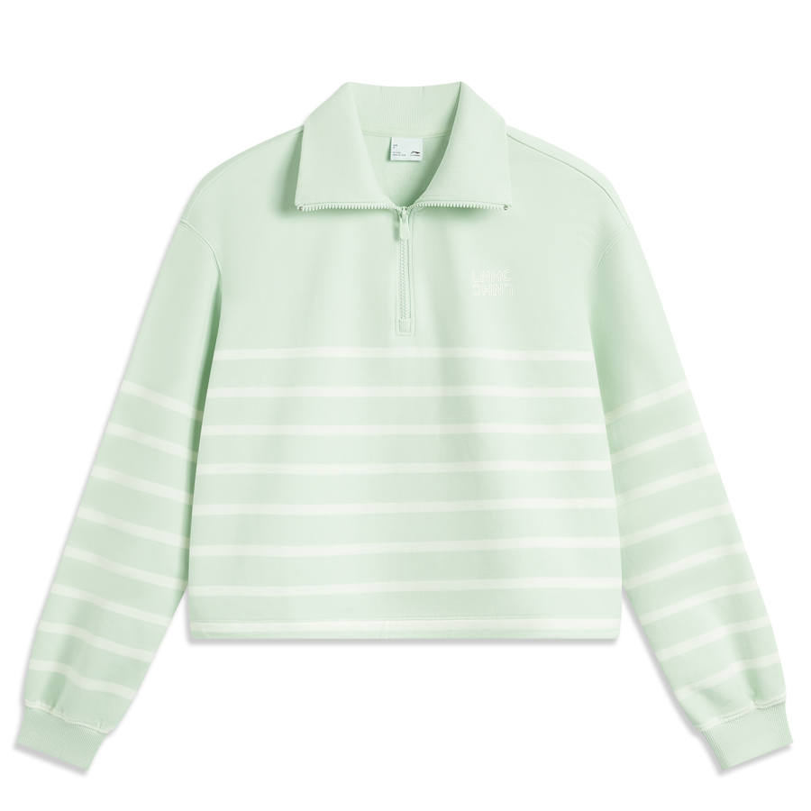 Li-Ning Li Ning Sports Life Collection Sweatshirt Women's Ice Fat Green