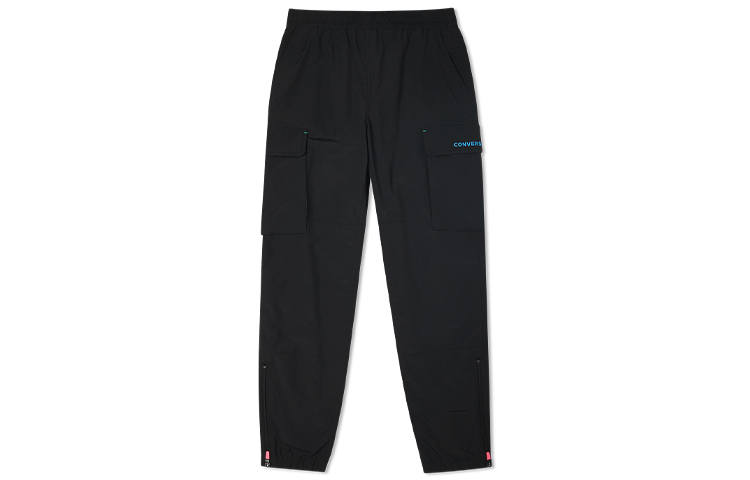 Converse Cargo Pants Women's Ink Black Moderate Straight Fit Pants