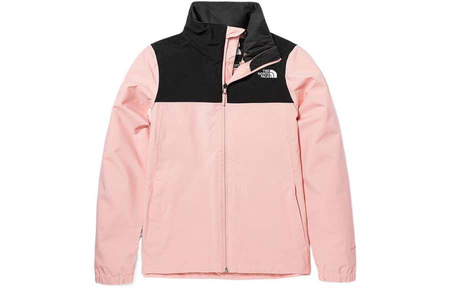 THE NORTH FACE Outdoor Hiking Waterproof, Windproof, And Breathable Windbreaker Jacket Women's Pink