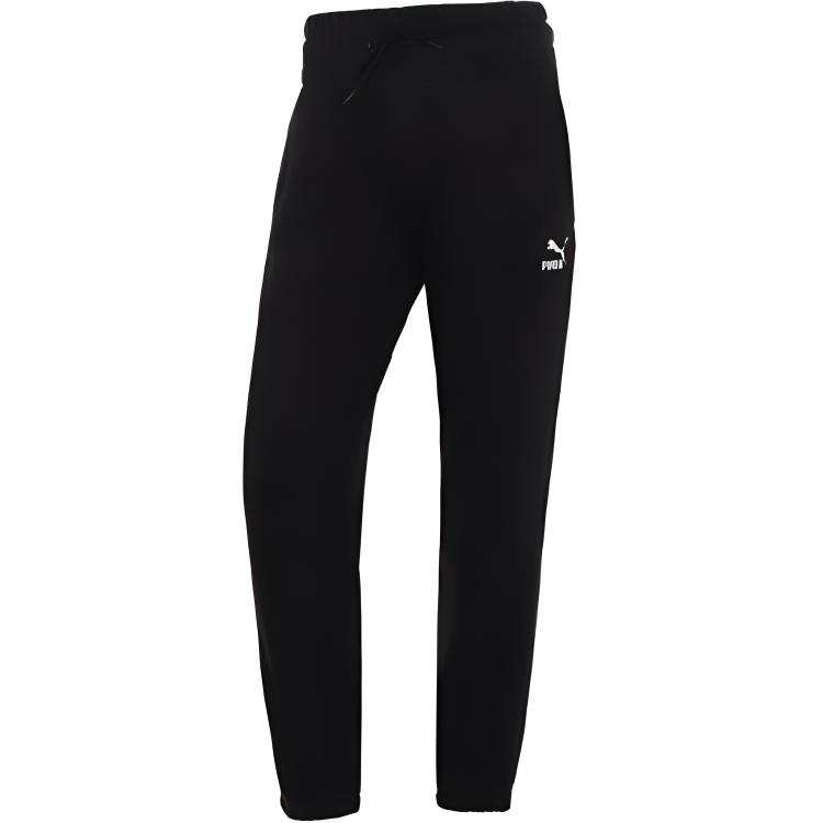 PUMA Knitted Sweatpants Women's Black Moderate Slim Fit Pants