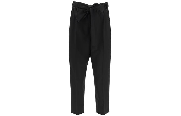 PRADA Casual Pants Women's Black Moderate Straight Fit Pants