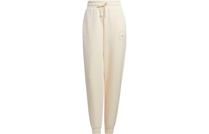 Adidas Adidas Knitted Sweatpants Women's Light Beige Moderate Cuffed Pants