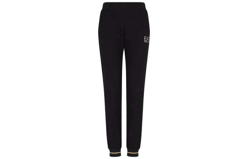 EMPORIO ARMANI SS23 Knitted Sweatpants Women's Black