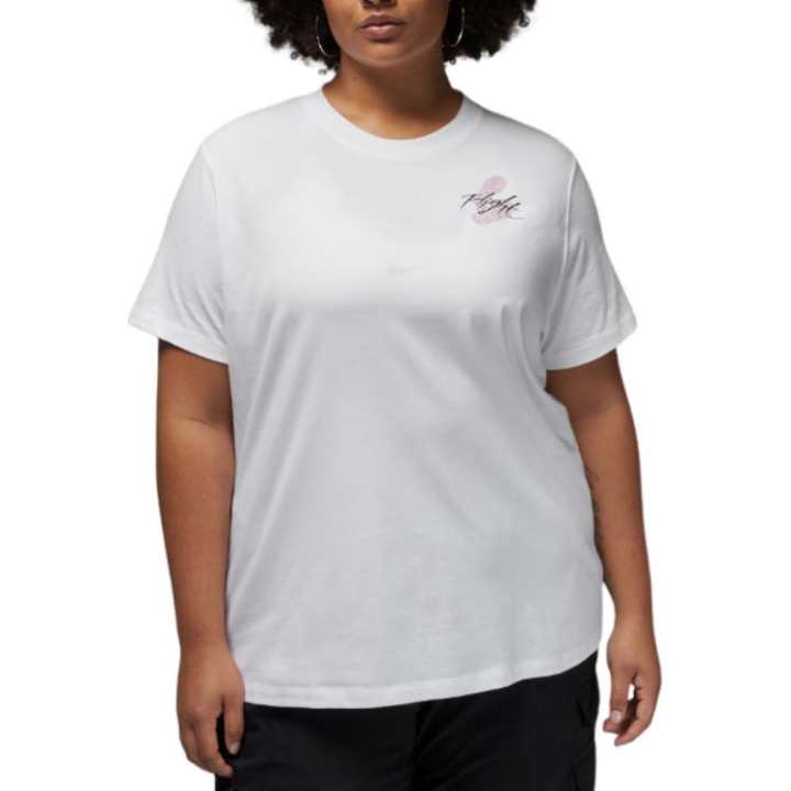 Jordan Jordan Apparel T Shirts Women's White Crew Neck