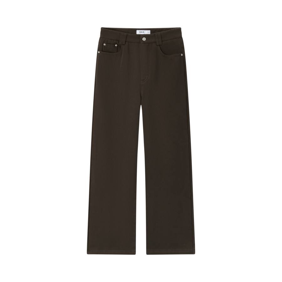Semir Casual Pants Women's Thickened And Fleece Lined Wide Leg Pants