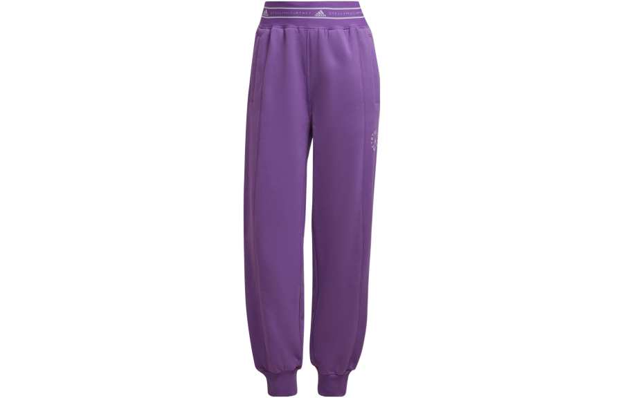 Adidas Adidas Knitted Sweatpants Women's Purple Moderate Cuffed Pants