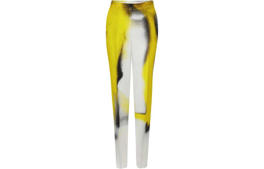 Alexander McQueen Knitted Sweatpants Women's Yellow