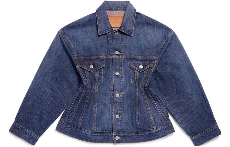 Balenciaga Hourglass Jacket 'Dark Indigo/Madder'