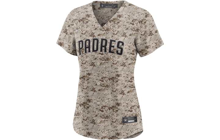 Nike Nike Manny Machado San Diego Padres Usmc Women's Nike Mlb Replica Jersey