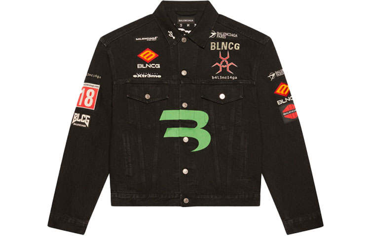 Balenciaga Denim Jacket Women's Black