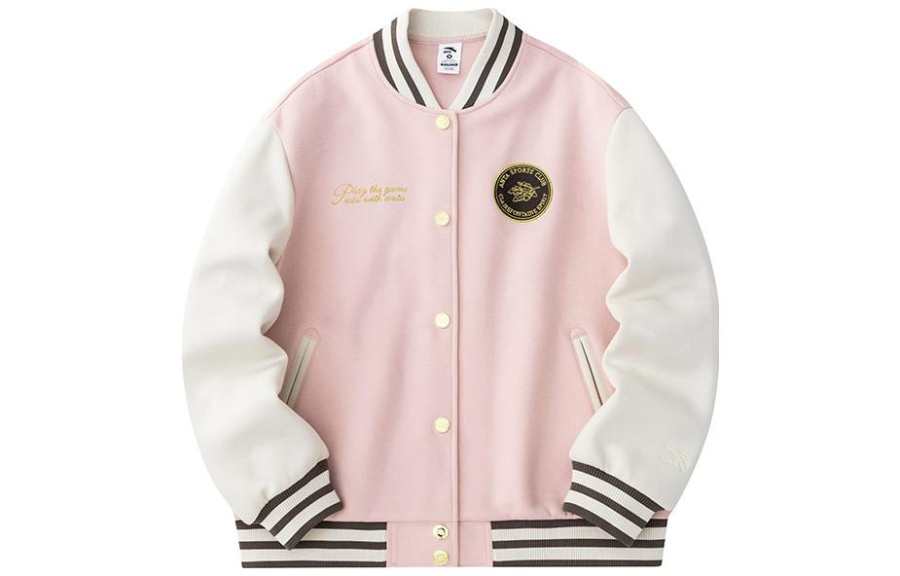 Anta Life Collection Baseball Jacket Women's Beige Sand Pink