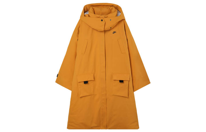 Nike Nike Puffer Jackets Women's Light Curry Yellow Hooded Moderate Other
