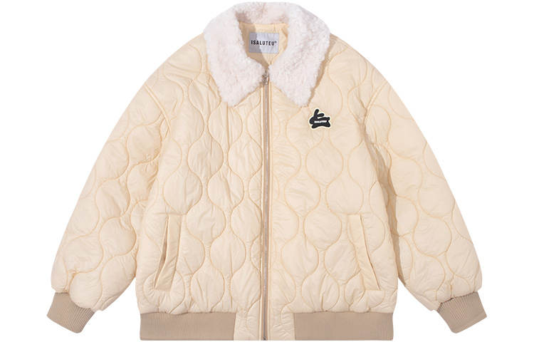 ISaluteU Puffer Jacket Women's Beige