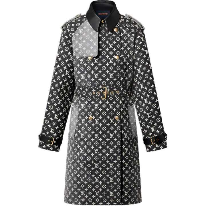 LOUIS VUITTON LOUIS VUITTON SS23 Trench Coat Women's Black