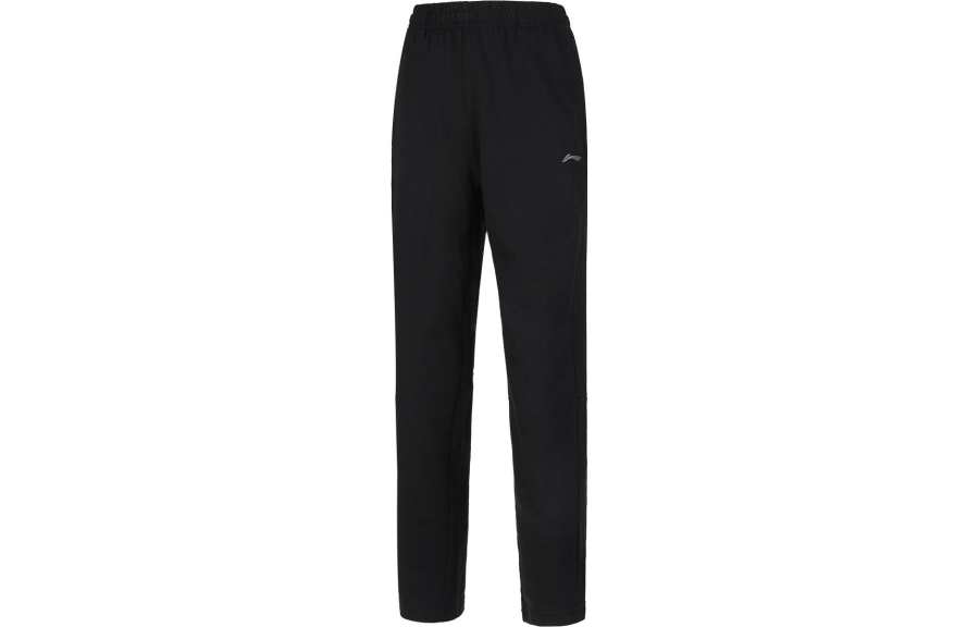 Li-Ning Li Ning Sports Life Collection Knitted Sweatpants Women's Black Moderate Straight Fit Pants