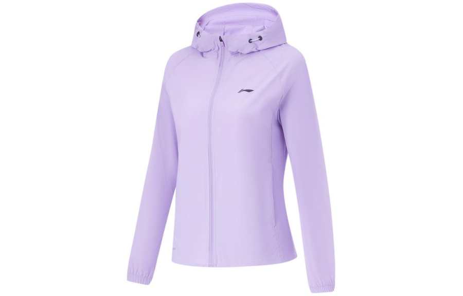Li-Ning Li Ning UV Protection Sun Protection Clothing Women's Vero Rose Purple