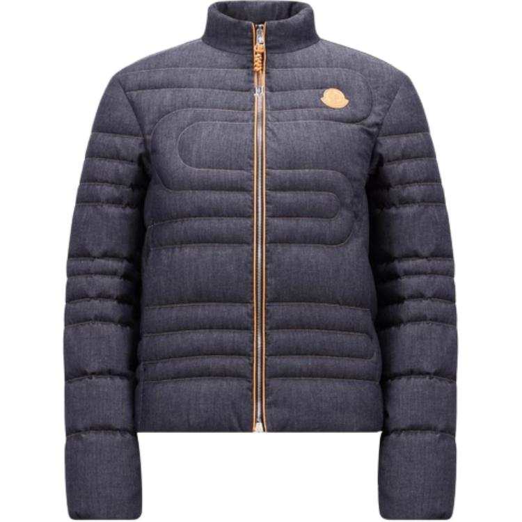 Moncler Down Jacket Women's Denim Blue