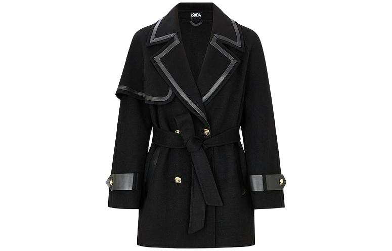 KARL LAGERFELD / Karl Lagerfeld Jeans Coat Women's Black