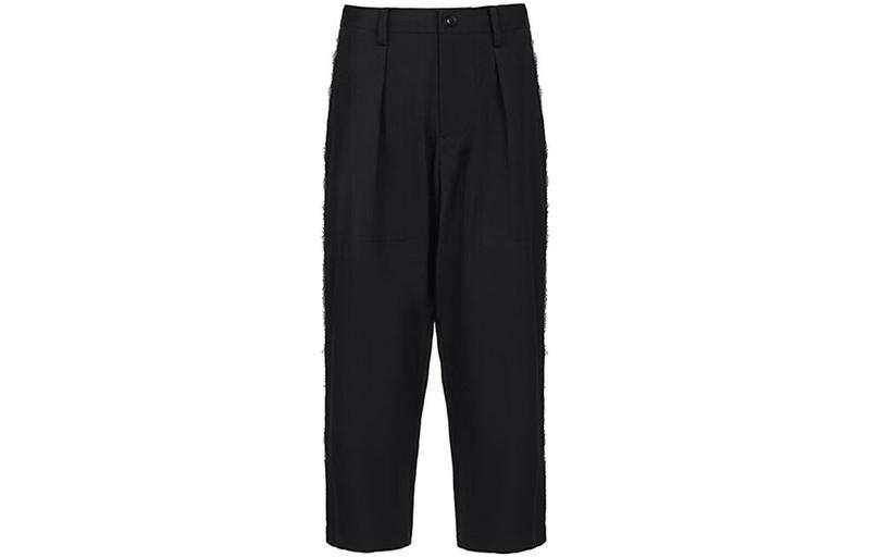Yohji Yamamoto Yohji Yamamoto Casual Pants Women's Black Moderate Straight Fit Pants