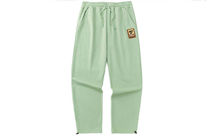 Anta Straight Fit Pants Sweatpants Women's Teal Water Green