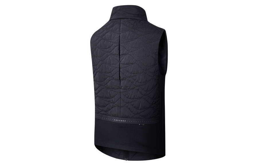 Saucony Vests Women's Jet Black V Neck Moderate Other