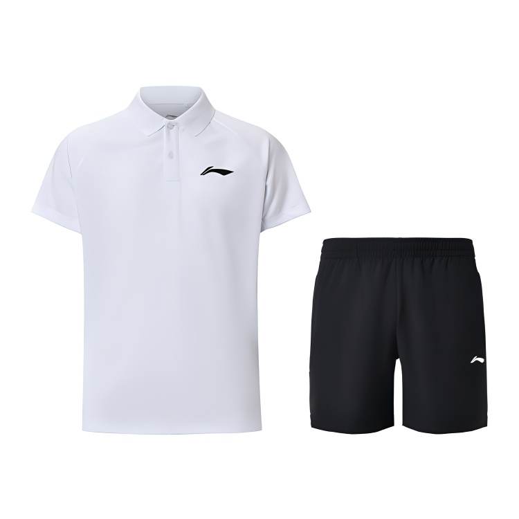 Li-Ning Li Ning Badminton Collection Casual Sportswear Unisex White Black