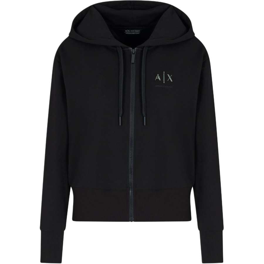 Armani Exchange logo-print hoodie