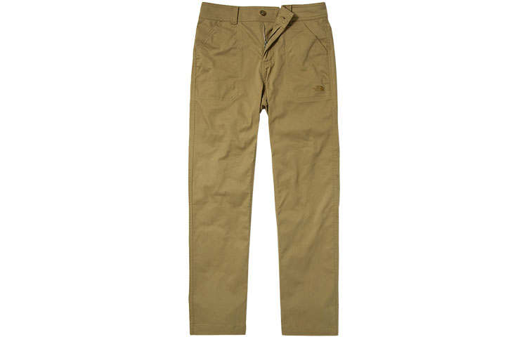 THE NORTH FACE Casual Pants Women's Khaki Moderate Straight Fit Pants