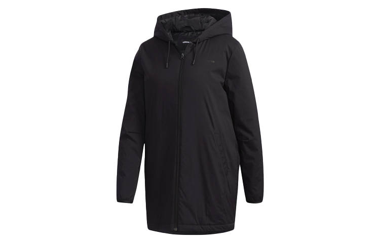 Adidas Neo Puffer Jackets Women's Black Hooded Moderate Other