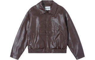 ISaluteU Leather Jackets Women's Square Collar Thickened And Fleece Lined Other